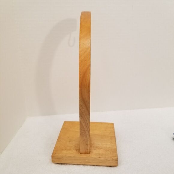 Pomerantz vintage hardwood 1' tall banana hook counter top - Picture 3 of 10